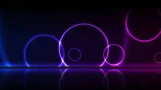 Neon Laser color gradient LED Light ASMR, mental  stability effect 1 hour show with video clip.