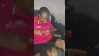 Bubble twist on my kids 4C hair 