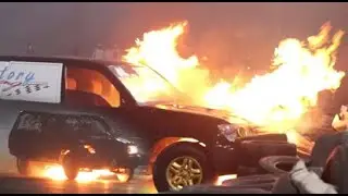 حوادث اشتعال مواتر استعراض فالحلبة - عسى الله يعوضهم