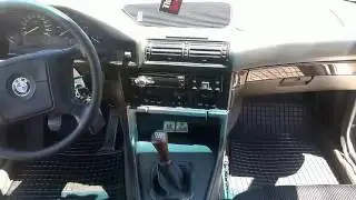Резиновые коврики Petex  в салоне BMW 5-er E34 - ruber mars