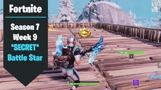 Location Guide  - Season 7 Week 9 *Secret* Battle Star |  Fortnite Snowfall Challenge