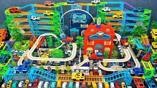 18 minutes of satisfying Small train track and high-speed rail magnetic track toy ASMR | Toy