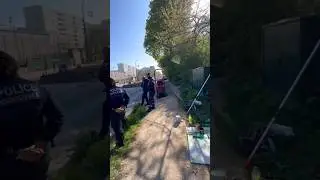 CAUGHT BY POLICE DOING GRAFFITI 👀🚨 #graffiti #graffitiart #shorts
