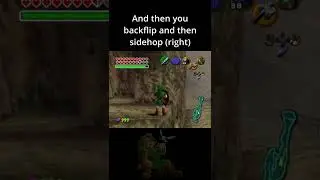 Clip to the chest on Death Mountain Trail [Glitch Tutorial] (Ocarina of Time) #shorts