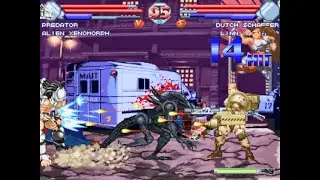 Predator & Alien Xenomorph vs Dutch Schaefer & Linn Kurosawa