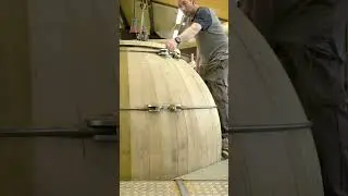 Large barrels minimize oxygen levels when aging #wine, and the barrel flavor is more subtle. #winery