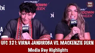 UFC 321: Virna Jandiroba & Mackenzie Dern Media Day Highlights