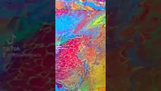 spinart spinpaint spinning acrylic paint rainbow colors silicone drops