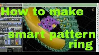 Как легко и быстро сделать кольцо с умным узором &mdash; в matrix9 #rhino #matrix #ring #cad #jewellery