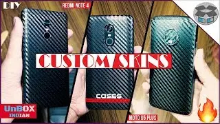 HOW TO MAKE DIY PHONE SKIN / CASES