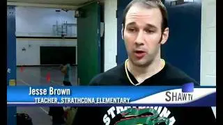 Fitness Town 21-day Fitness Challenge at Strathcona Elementary School on The Express TV show