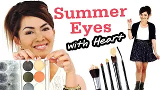 Perfect Summer Eyes + OOTD with Heart #17Daily