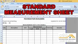 Quantity takeoff sheet | construction takeoff sheet | page setup in excel