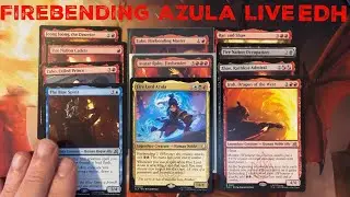 New SETUP FIRE LORD AZULA FIREBENDING Deck live! EDH MTG