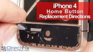 iPhone 4 Home Button Ribbon Cable Repair in 3 Minutes