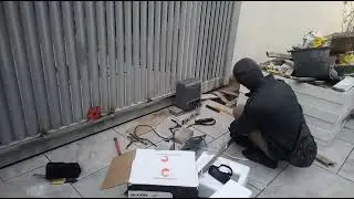 Automatic Gate Motor Installation in Progress |&ndash; Part 1 | Kaam Jari Hai (Real Site Work)
