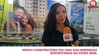 Repav presente na FICRO 2025 -No estande, a construtora expos maquetes de grandes empreendimentos