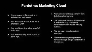 Salesforce Pardot and Salesforce Marketing Cloud