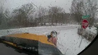 Running Through My Plow Route 4k  Part 1