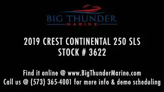 2019 Crest Continental 250 SLS STK 3622