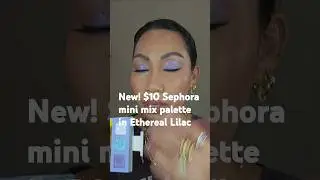 New $10 Sephora mini mix palette in Ethereal Lilac. #ethereal #makeup #eyeshadowtutorial #makeup