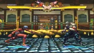 PC Street Fighter X Tekken Elena/Sakura Vs  Brian/Jack-X
