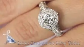 ER-0008 - 1.87 Carat H-VS1 Vintage Style Natural Round Diamond Engagement Ring 14k Gold
