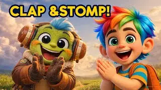 Brain Break! 👏 Clap & Stomp Rhythm Game | The Beat Balloonist ☁️ (LuluBop Ep. 5)