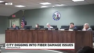 Simpsonville city council considering ordinance regarding fiber damage issues
