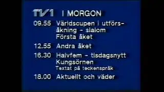 TV1 Hall&aring;a + Tabl&aring; 1982-01-11