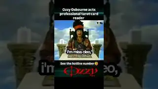 Уморительная пародия Оззи на мисс Клео