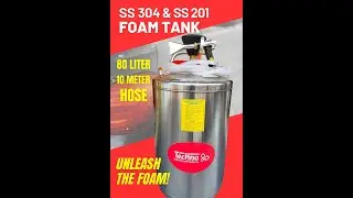 Best Foam Tank for Workshops & Car Wash | 80L SS Tank 🚗| SS Foam Tank Demo