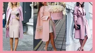 ABRIGOS DE MODA INVIERNO 2021 / ABRIGOS DE COLOR ROSA / COMO COMBINAR UN ABRIGO DE COLOR ROSA