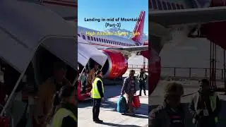 Landing 🛩️ in Mid of Mountains 😬 | High Altitude Airport | Leh |