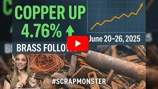 Copper Surges 4.76%, Brass Up 2.66% | Weekly Scrap Metal Price Report (June 20&ndash;26) | #ScrapMonster
