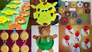 Easy Paper plates Crafts/Paper plates Crafts for kids/Paper plates school project making ideas