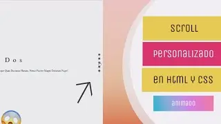 SCROLL PERSONALIZADO EN HTML Y CSS✔️⬇️💡📱