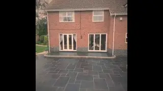 Black Limestone Patio