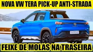 O BICHO PEGOU P/ STRADA - NOVA VW UDARA (TERA PICK-UP) VEM COM FEIXE DE MOLAS