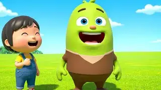 Fall Guys Naughty Bean Fell in the Mud | Funny Toddler Song | Kids Rhymes