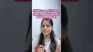 DU Seat Allocation Round 3🔥 DU CSAS Phase 3 Spot Round, Fee Withdraw Option last date CUET 2025 🚨