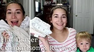 Flat Diapers Comparisons & Reviews : GMD, Geffen, Nicki's, FSTs