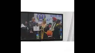 47th Convocation at G.N.D.U. Finally Graduated in First Division☺️😇