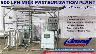 500 LPH Milk Pasteurization Plant, HTST Milk Processing Plant, 91-9911953015
