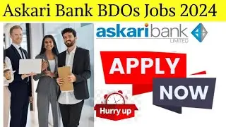 Askari Bank Business development officer jobs 2024 | Complete details