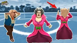 TAVUK OLDU ve DONDU - SCARY TEACHER KAFAYI YEDİ 😱 Scary Teacher 3D Prankster