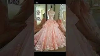 Exclusive Princess gown collection//wedding gowns collection//peach colour gowns//#gown#wedding