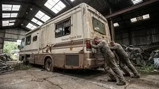 ABANDONED DUTCH STAR MOTORHOME PULLED FROM SILENCE 🔧 ⏳ | FULL ASMR PROCESS