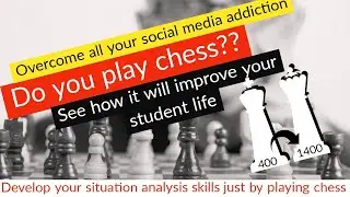 Overcome all your social media addiction just by playing chess | very effective in students life