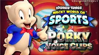 All Porky Pig Voice Clips • Looney Tunes: Wacky World of Sports • All Voice Lines (Eric Bauza) 2024